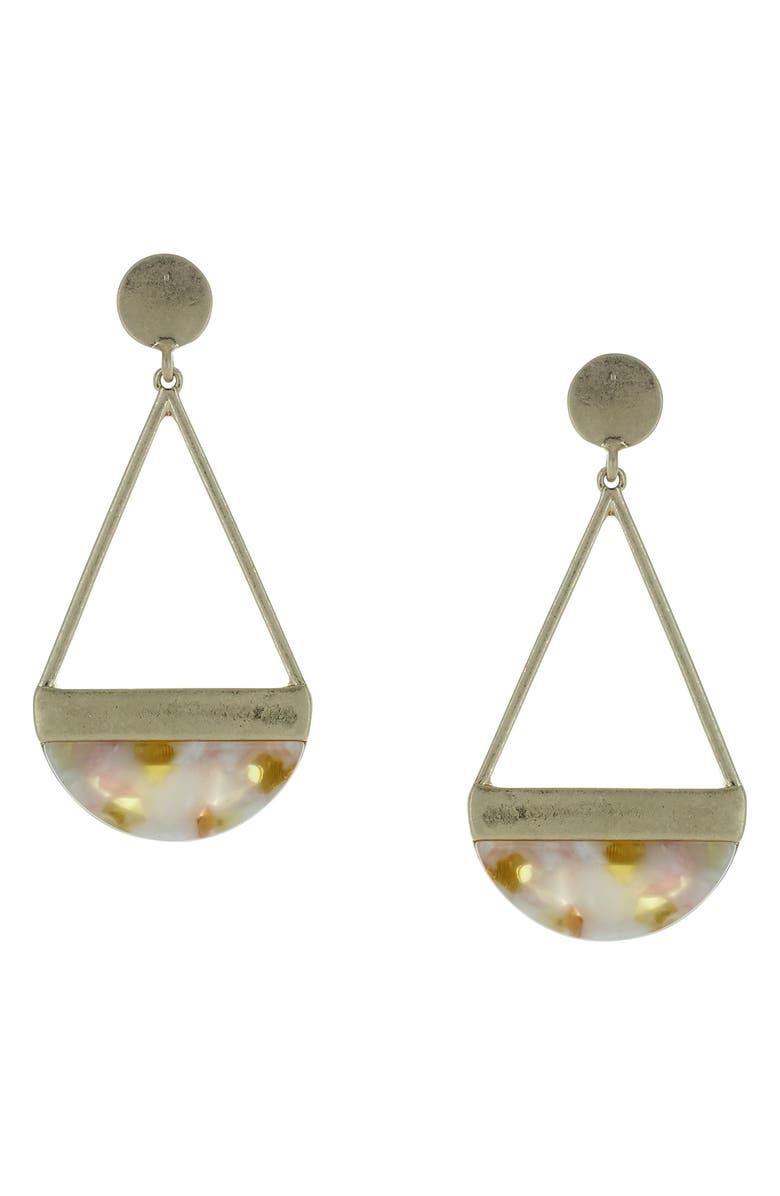 OLIVIA WELLES Gia Resin Drop Earrings, Main, color,