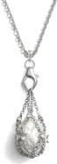 Awe Inspired Wishing Stone Pendant Necklace