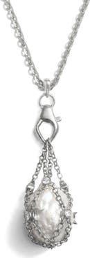 Awe Inspired Wishing Stone Pendant Necklace