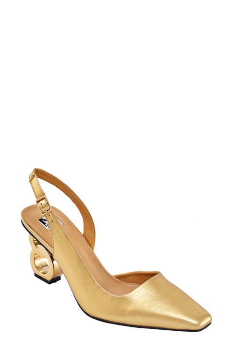 Rain Slingback Pump