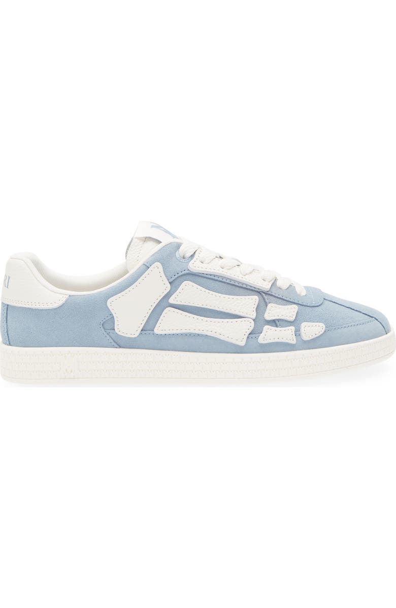 AMIRI Pacific Bones Suede Sneaker, Alternate, color, Ashley Blue