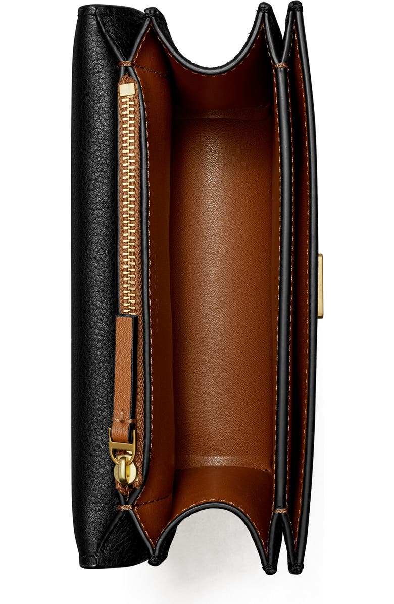 Tory Burch Small Eleanor Pebble Leather Convertible Shoulder Bag, Alternate, color,