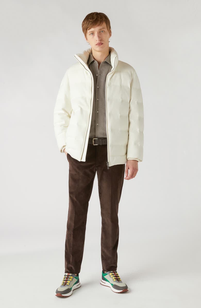 Loro Piana Andre Yarn Dyed Cotton Button-Up Shirt, Alternate, color, 