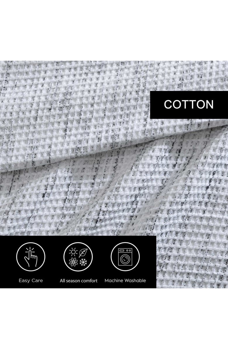 Vera Wang Jaspe Waffle Stitch Blanket, Alternate, color,