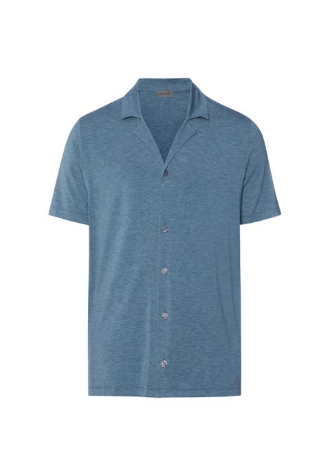 Casuals Notch Collar Button Front Shirt