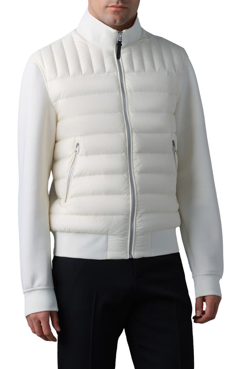 Mackage Collin-R Quilted Down Puffer Jacket, Main, color, Cream