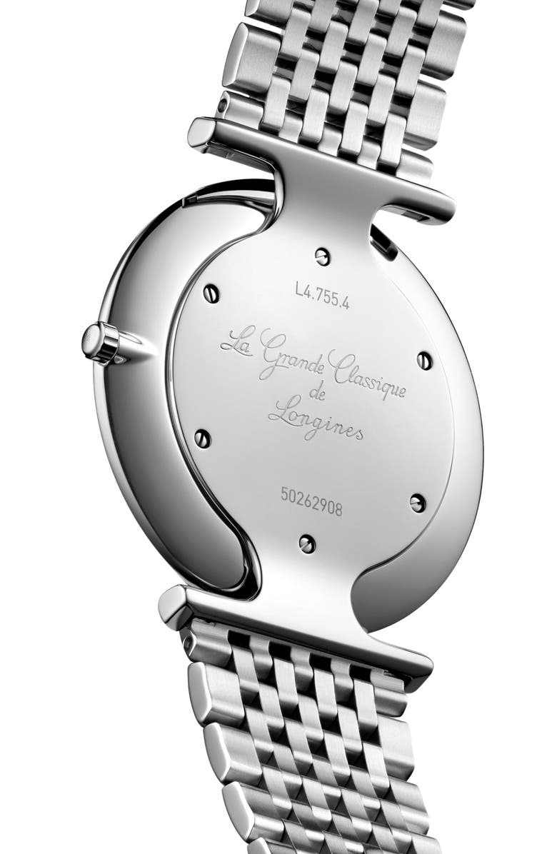 Longines La Grande Classique Bracelet Watch, 36mm, Alternate, color, Silver