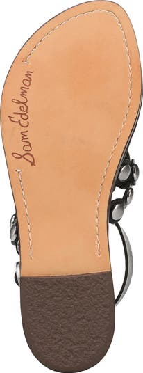 Gloria Stud Ankle Strap Sandal
