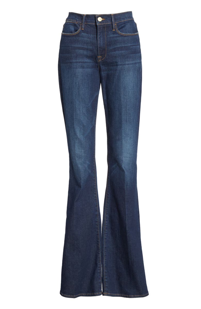FRAME Le High Flare Jeans, Alternate, color,
