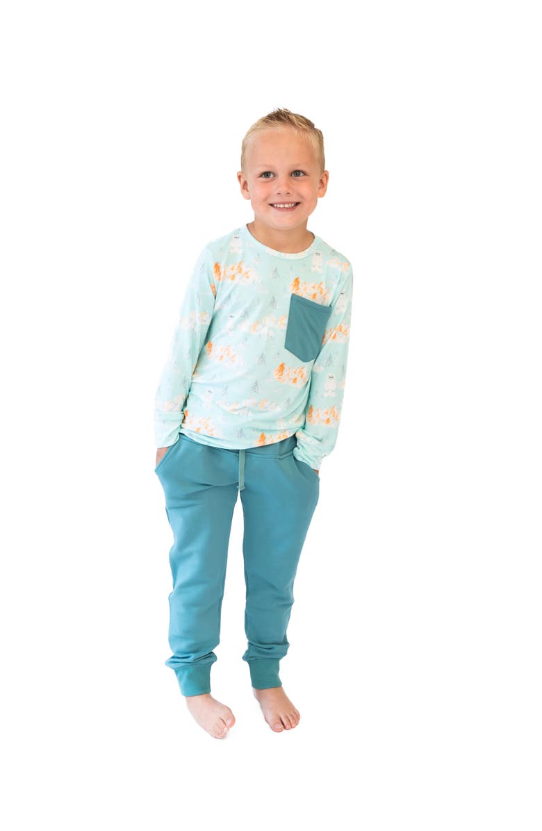 Laree + Co Jude Luxe Jogger Set, Alternate, color, Blue