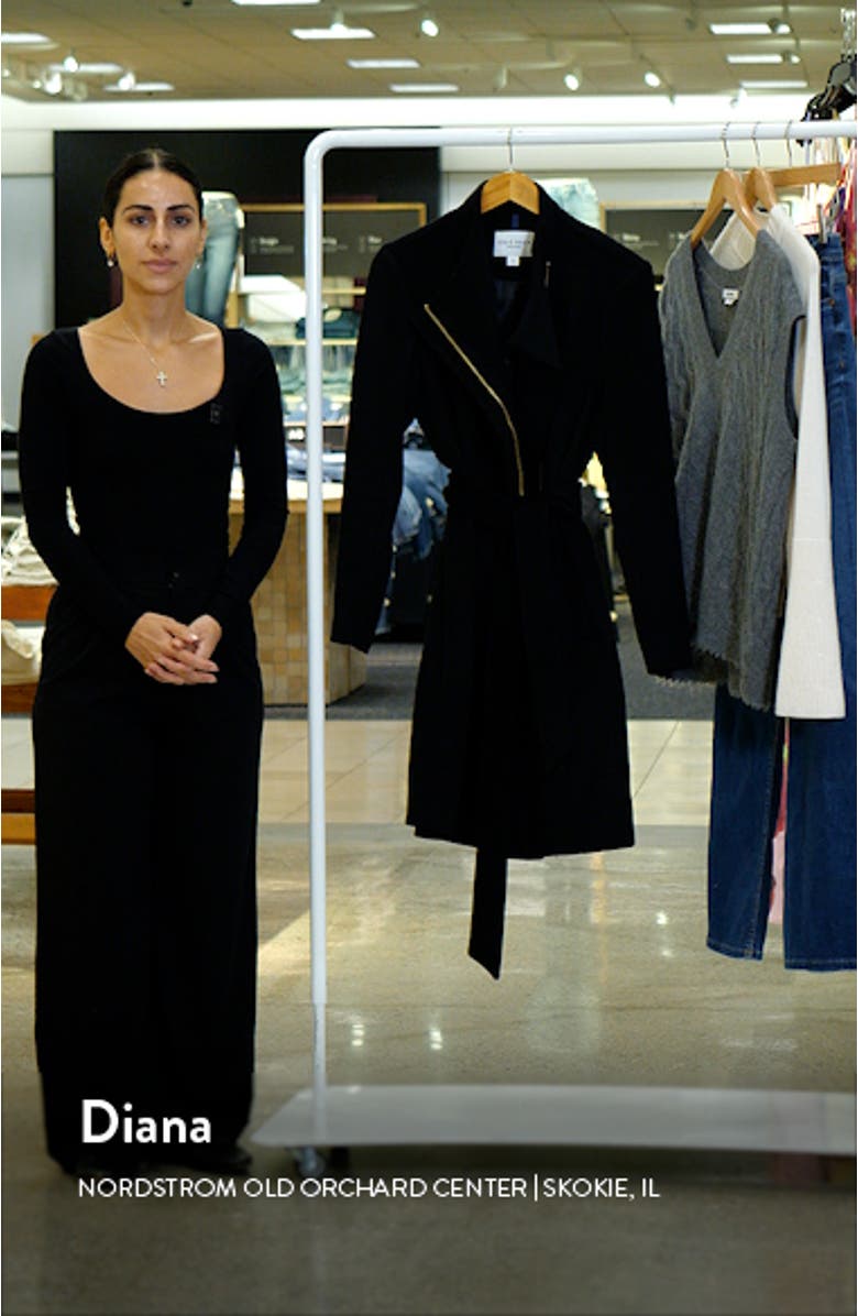 Belted Wool Blend Coat, sales video thumbnail