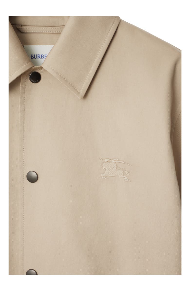 Burberry Gabardine Jacket, Alternate, color, Fossil