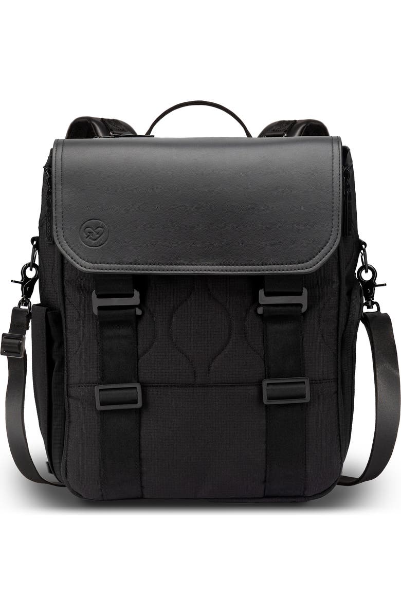 Paperclip Willow Recycled Ocean Plastic Convertible Backpack Diaper Bag, Main, color,