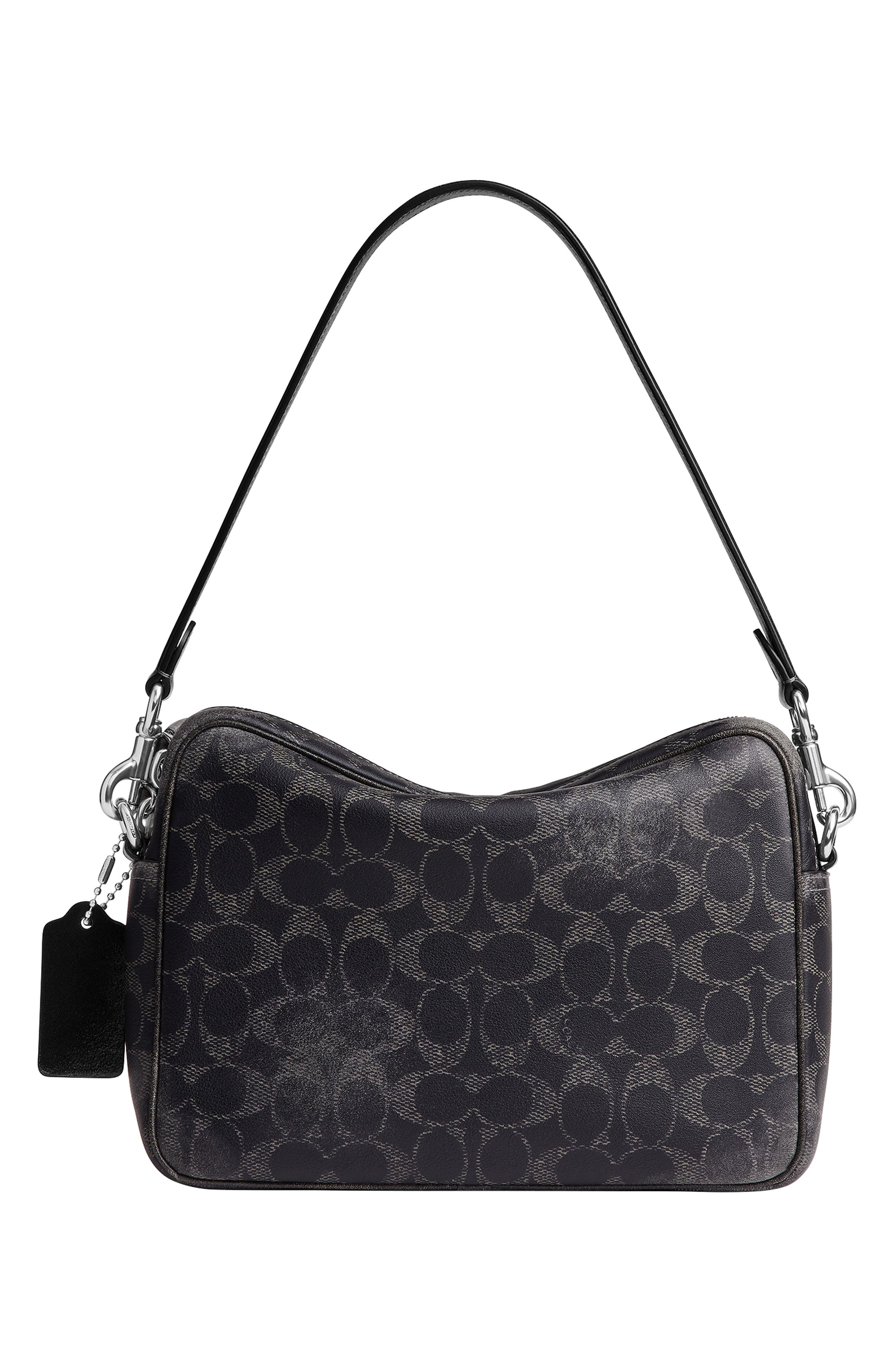 Dakota Loved Signature Crossbody Bag, Alternate, color, BLACK SIGNATURE