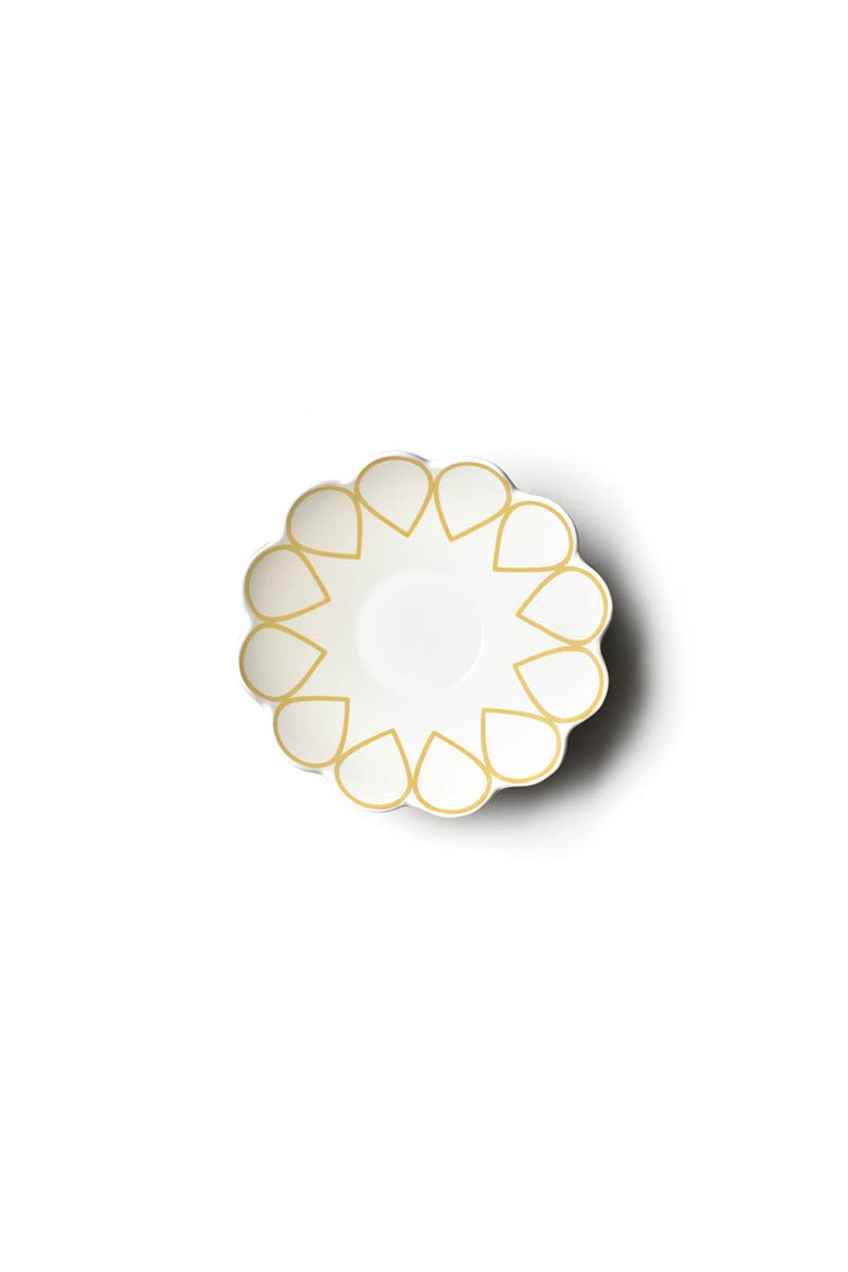 Deco Gold Scallop Serving Bowl, Alternate, color, Yellow