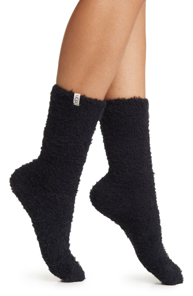 UGG<sup>®</sup> Teddi Cozy Crew Socks, Main, color, 