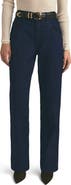 Favorite Daughter The Jennifer Super High Waist Straight Leg Jeans