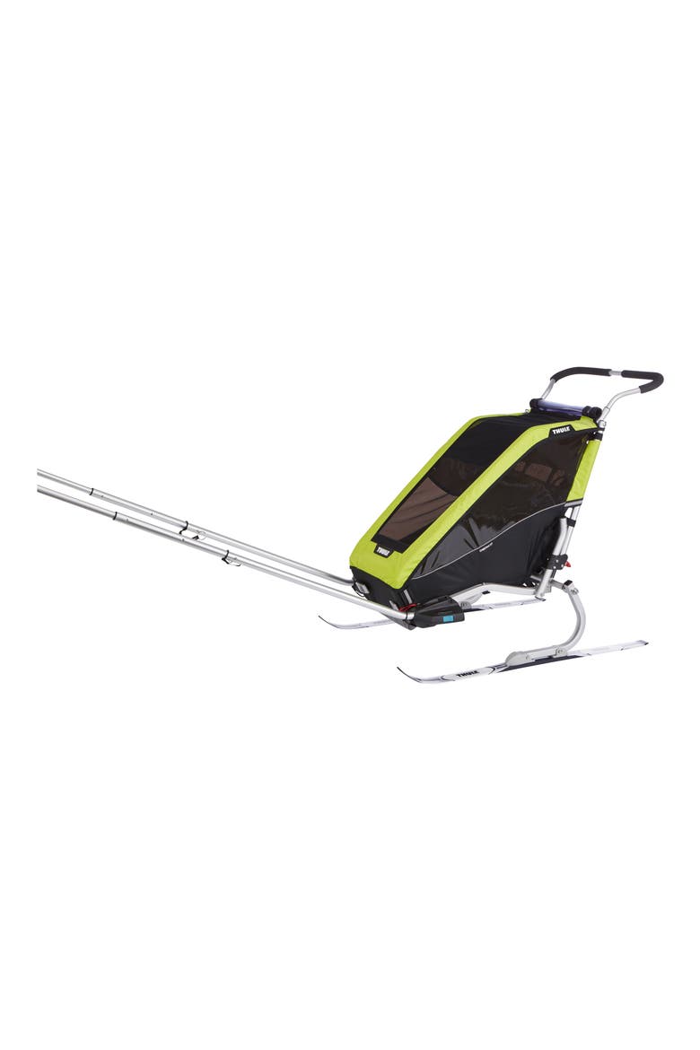 Chariot Cheetah XT 2 Multisport Cycle Trailer/Stroller, Alternate, color, CHARTREUSE