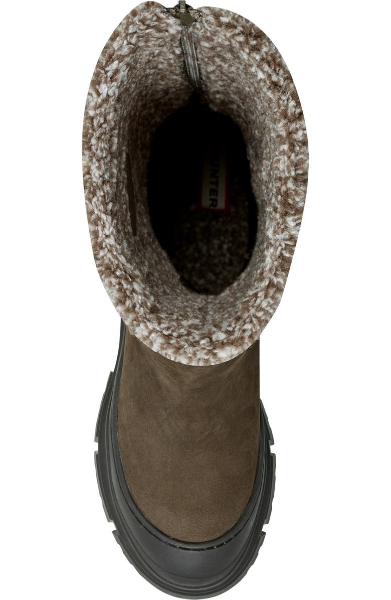 Hunter Tisha Lug Sole Waterproof Snow Boot, Alternate, color, Charcoal Grey