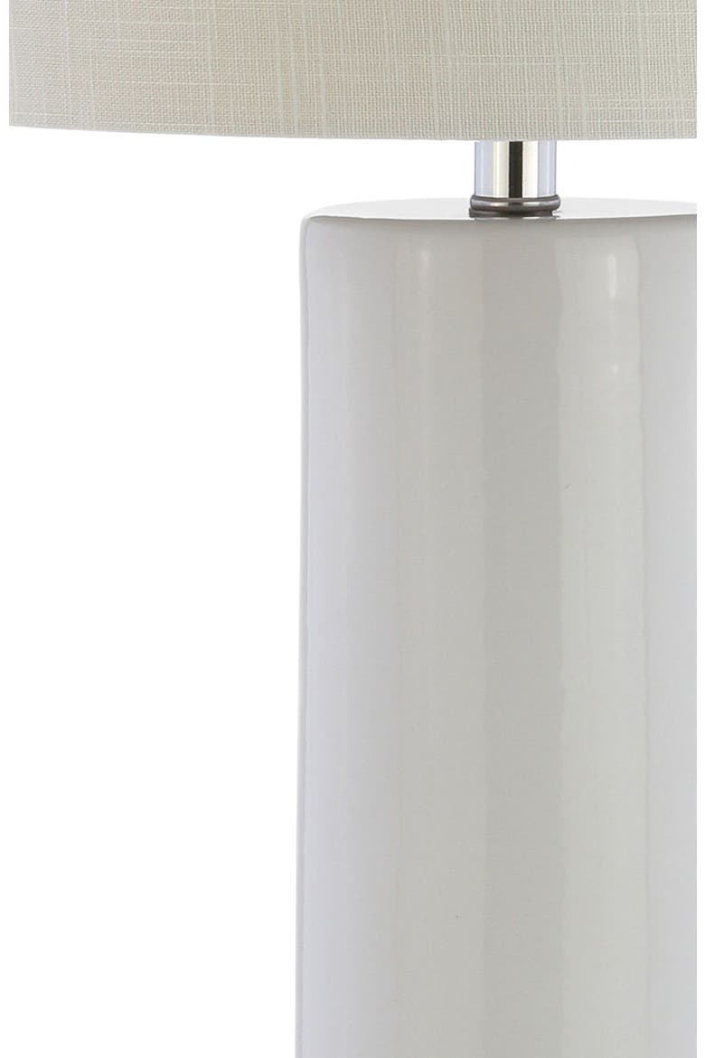 Dallas 31.5" Ceramic LED Table Lamp, Alternate, color, White/Chrome