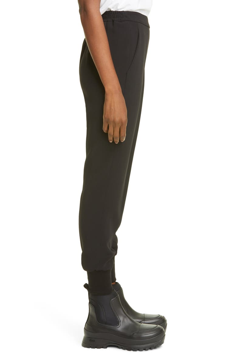 Julia Stretch Cady Joggers, Alternate, color, BLACK
