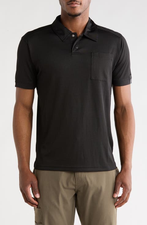 Grid Jacquard Polo