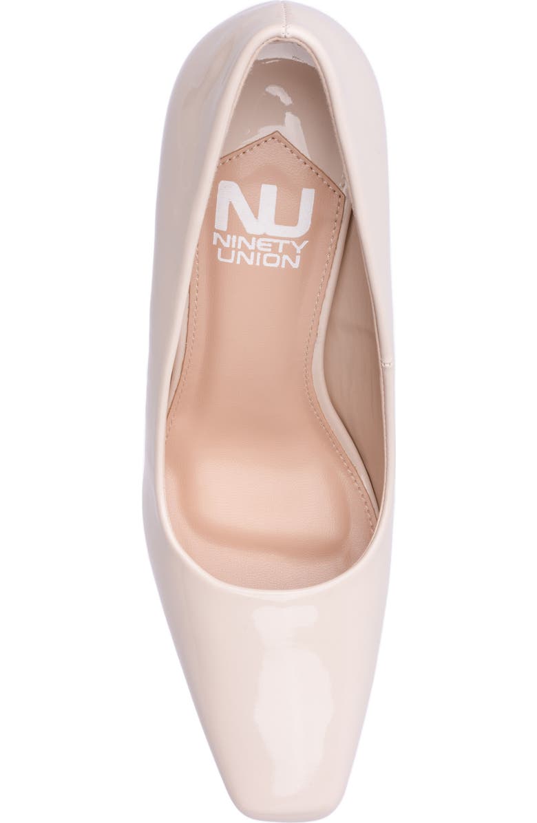 NINETY UNION Blast Square Toe Pump, Alternate, color, Bone