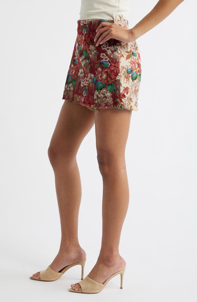 Mistress Rocks Wrap Miniskirt, Alternate, color, Red Multi