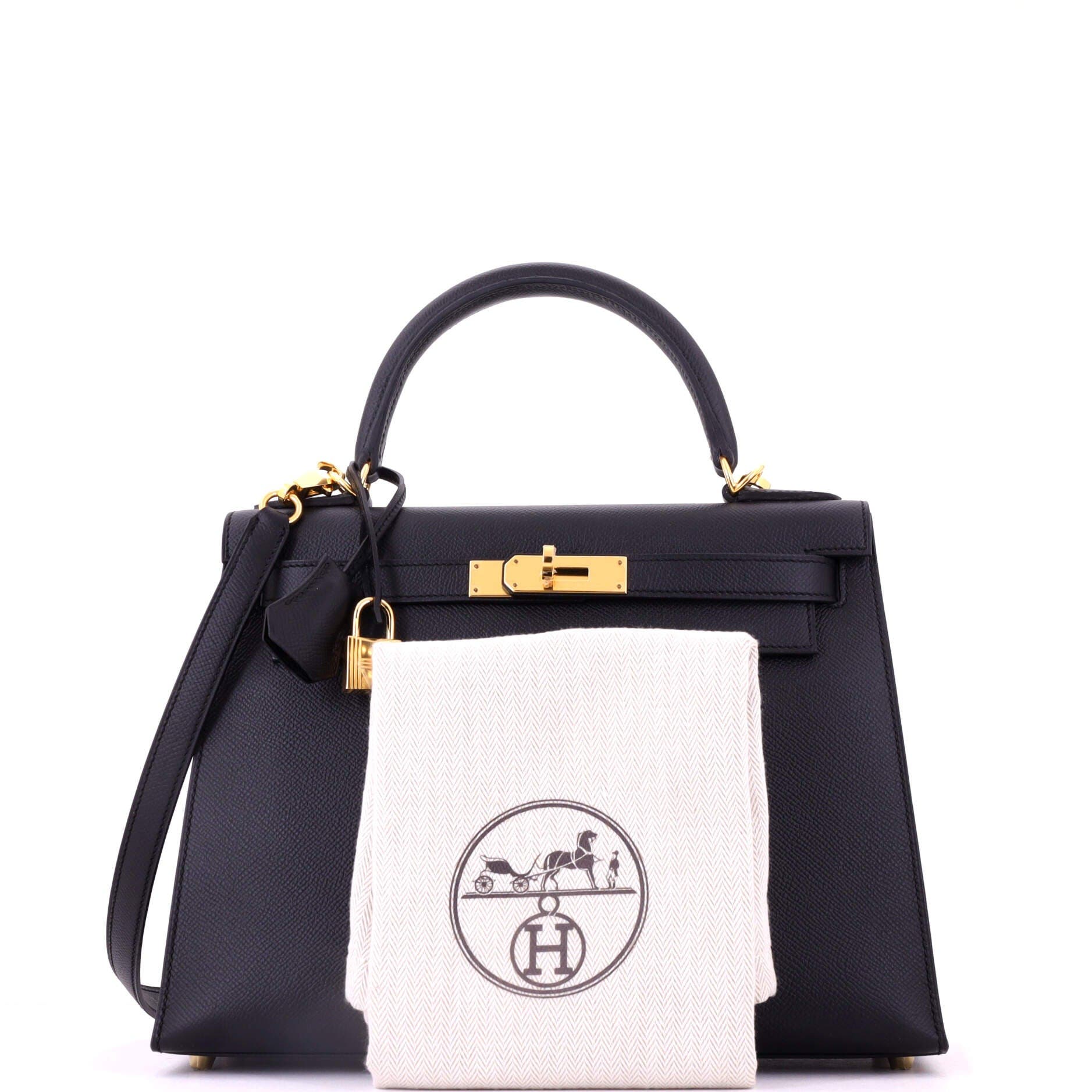Kelly Handbag Black Epsom with Gold Hardware 28, Alternate, color, Black