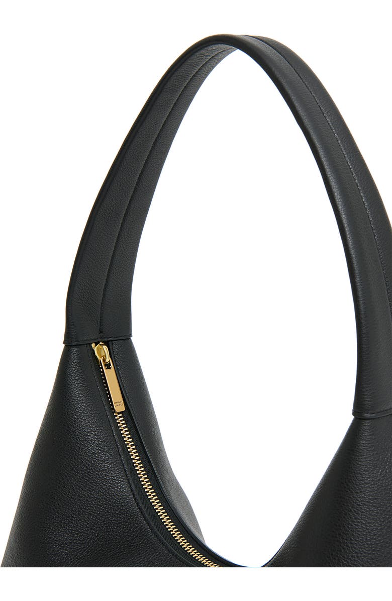 Mansur Gavriel Candy Baguette Leather Shoulder Bag, Alternate, color, Black