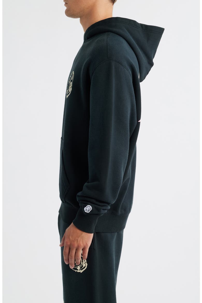 New World Graphic Hoodie, Alternate, color, BLACK