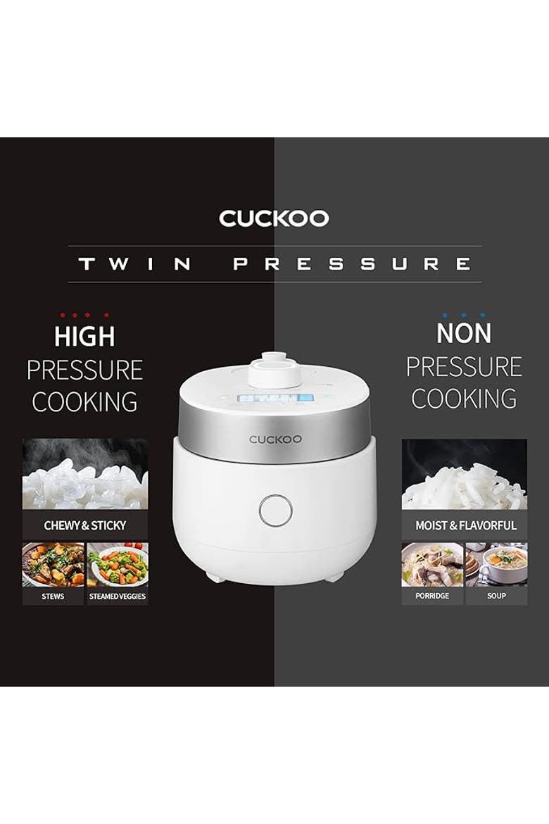 CRP-MHTR0309F Heating Twin Pressure Rice Cooker, Alternate, color, White