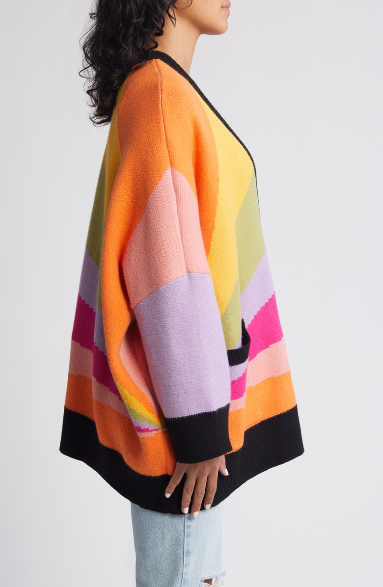 Dressed in Lala Love Drunk Oversize Cardigan, Alternate, color, 