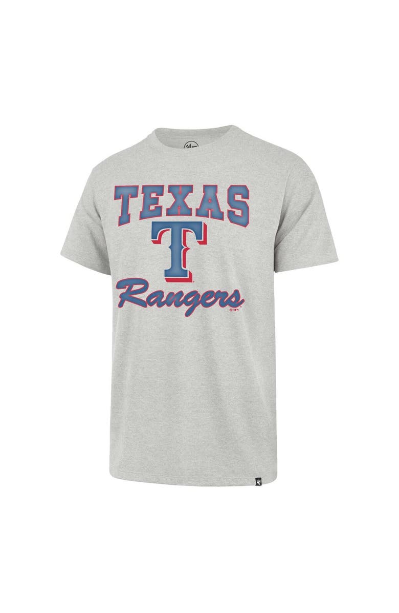 '47 Men's '47 Heather Gray Texas Rangers Sandy Daze Franklin T-Shirt, Alternate, color, Heather Gray