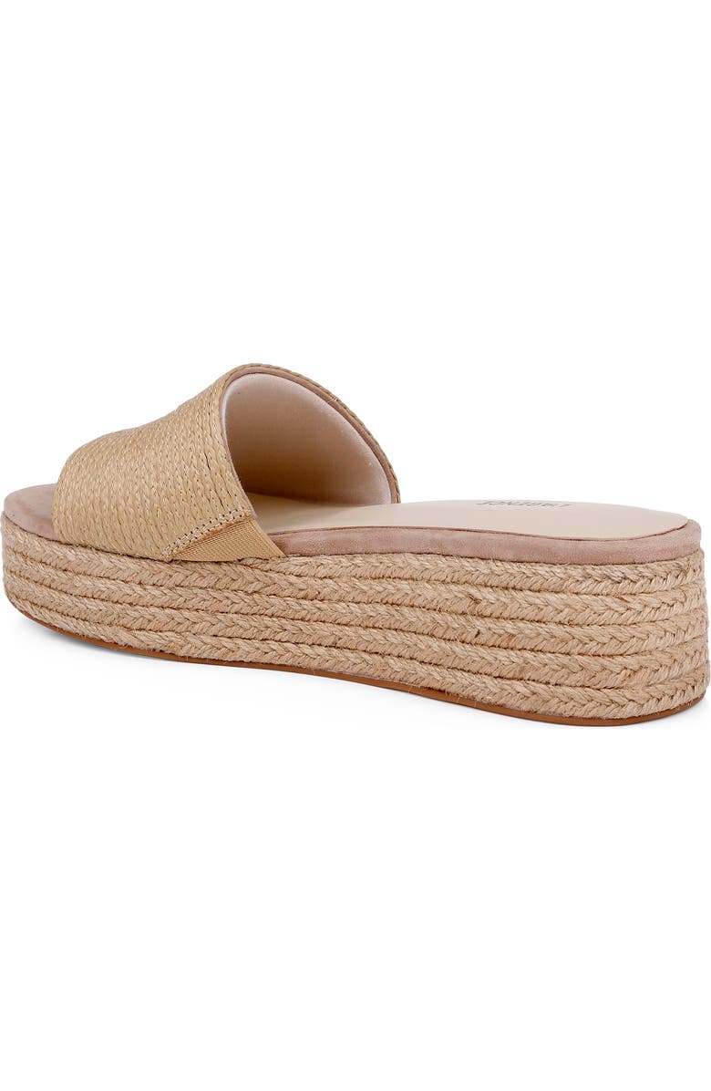 L'AGENCE Ramani II Espadrille Platform Wedge Slide Sandal, Alternate, color, Natu Rafi