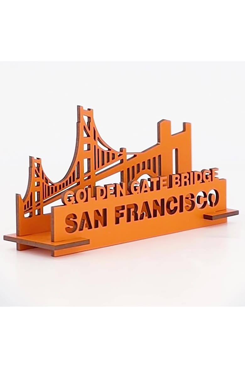 Little & Wood Woodlet Medium Golden Gate Bridge, 3D Wooden Kitset, Ages ...