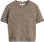COS Sweetings Short Sleeve Cashmere & Wool Sweater
