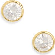 NORDSTROM RACK Round Cut Cubic Zirconia Stud Earrings