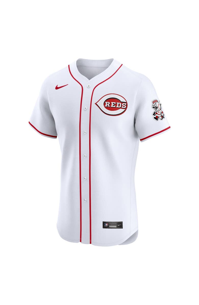 Nike Men's Nike White Cincinnati Reds Home Elite Jersey, Alternate, color,