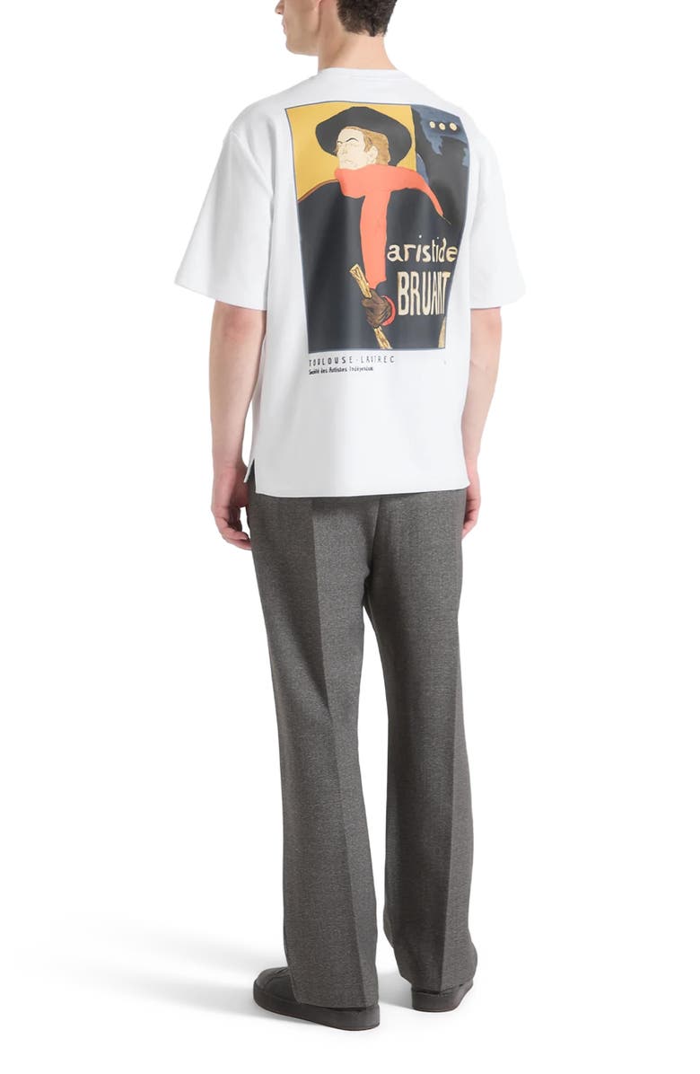 Manière De Voir Art Nouveau Cotton T-Shirt, Alternate, color, White
