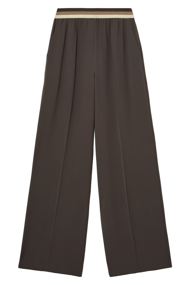 Sonnie Wide Leg Pull-On Pants, Alternate, color, MOCHA BROWN