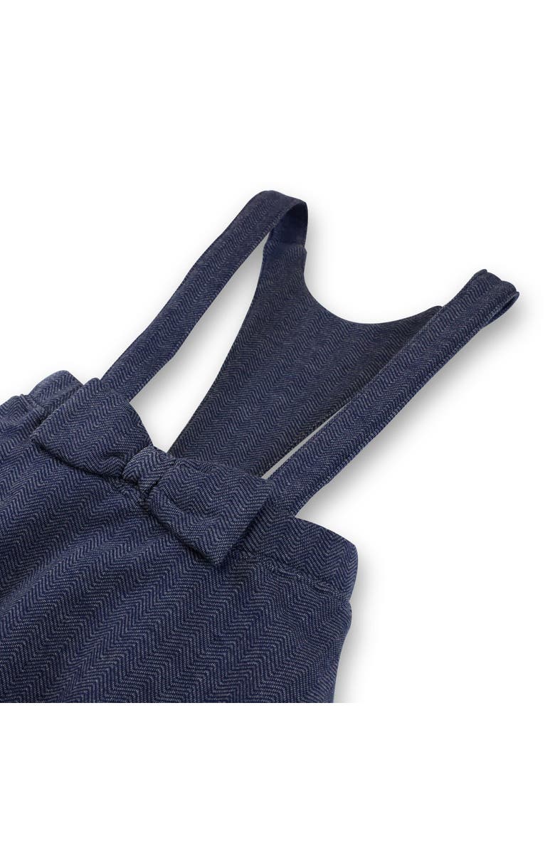 Hope & Henry Baby Girls' Fleece Bow Front Suspender Skirt, Infant, Alternate, color, 