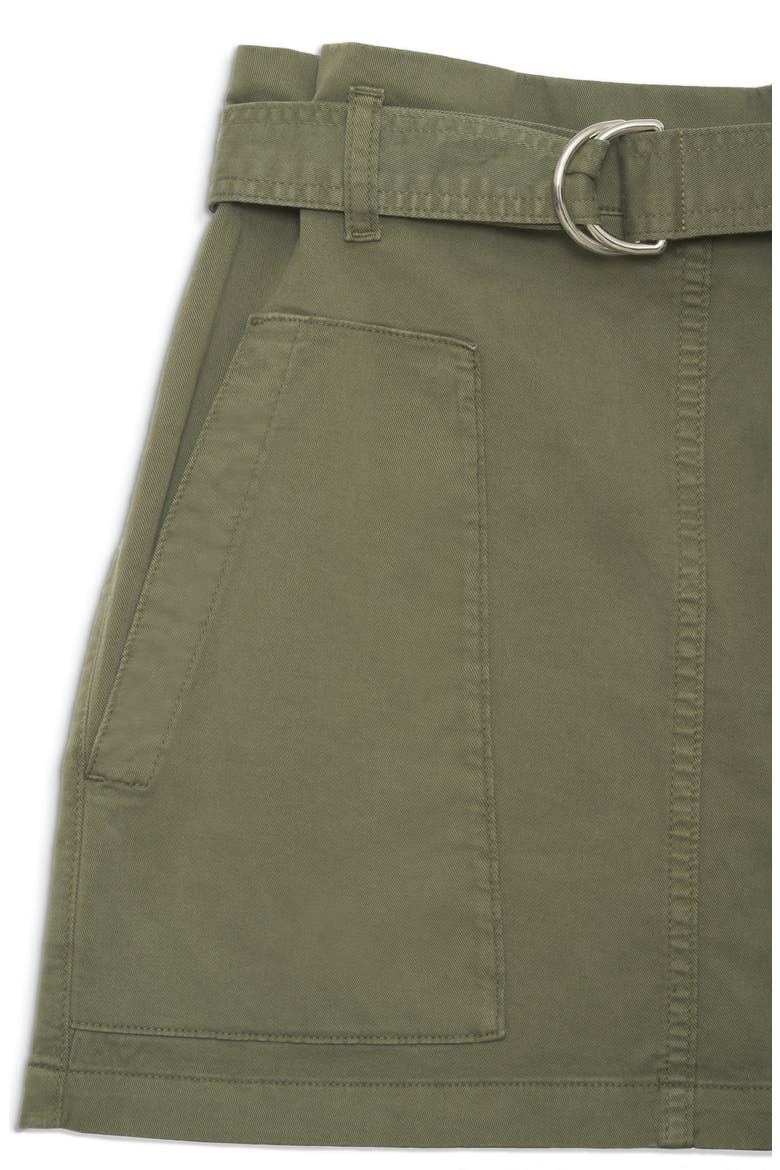Aveline Miniskirt, Alternate, color, ARMY GREEN