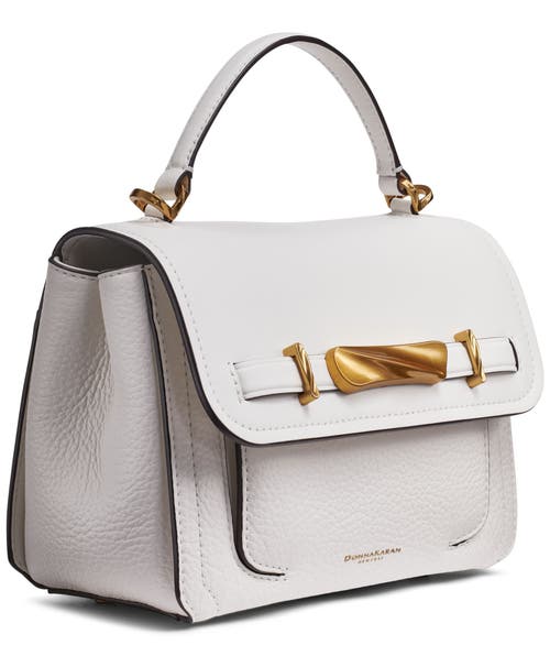 Donna Karan Oceanside Crossbody Bag In Brilliant White