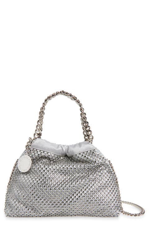 Mini Falabella Crystal Mesh Shoulder Bag