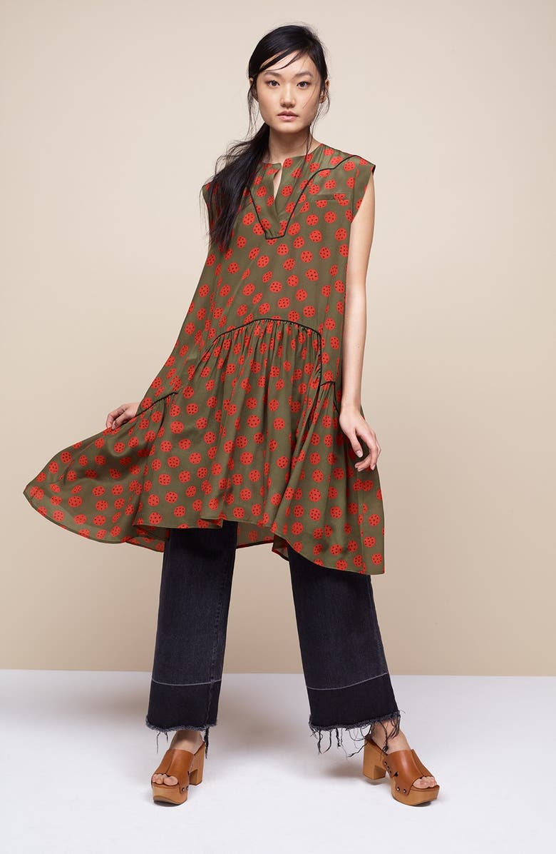 Rachel Comey Legion Wide Leg Denim Pants, Alternate, color, 