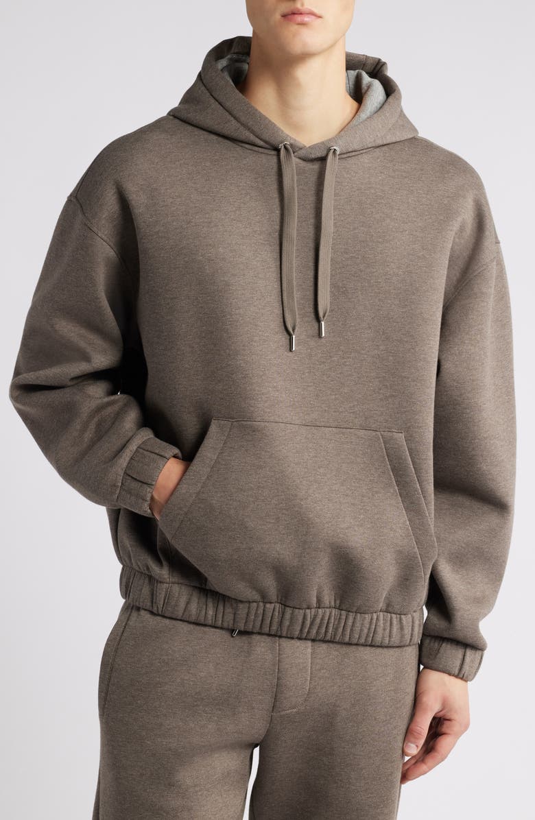 BOSS Stevens Pullover Hoodie, Main, color, Dark Beige