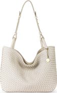 The Sak Los Feliz Medium Tote Woven Leather Bag