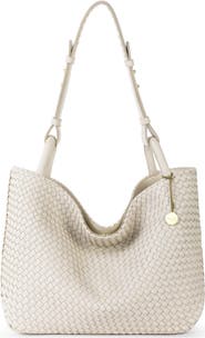 The Sak Los Feliz Medium Tote Woven Leather Bag