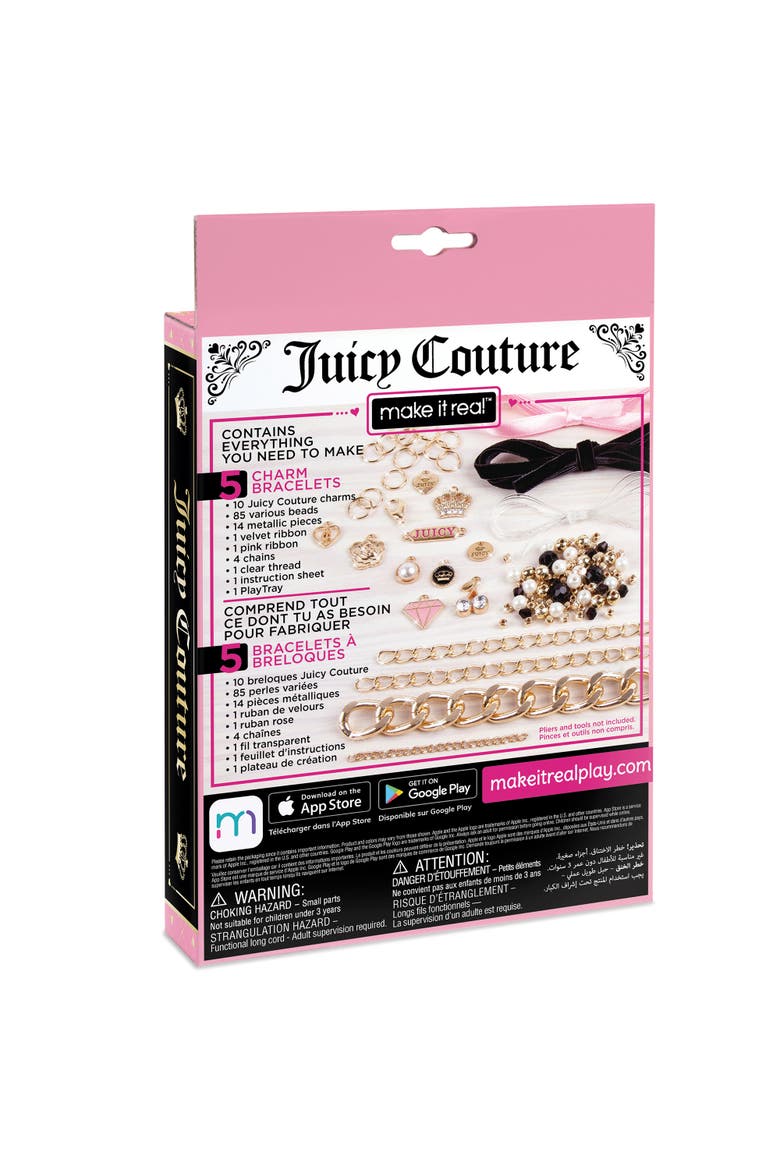 Mini Chains & Charms Kit Create 5 Unique Bracelets, Alternate, color, Multicolored